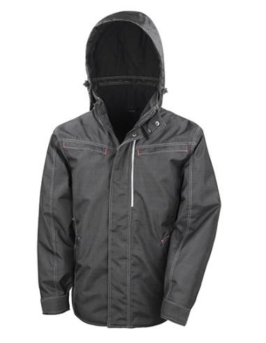RES-R326X-Denim Texture Rugged Jacket